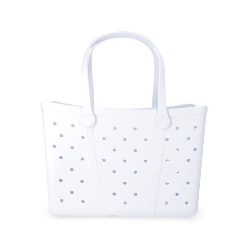 Waterproof EVA Beach Tote Bag for Women - Lightweight, Perforated, Spacious Carryall