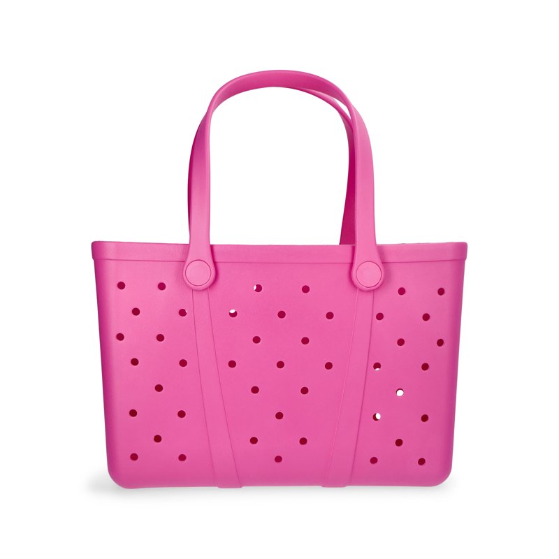Waterproof EVA Beach Tote Bag for Women with Perforated Design - Light, Spacious & Water-Resistant