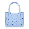 Waterproof EVA Mini Beach Tote Bag for Women, Light Blue