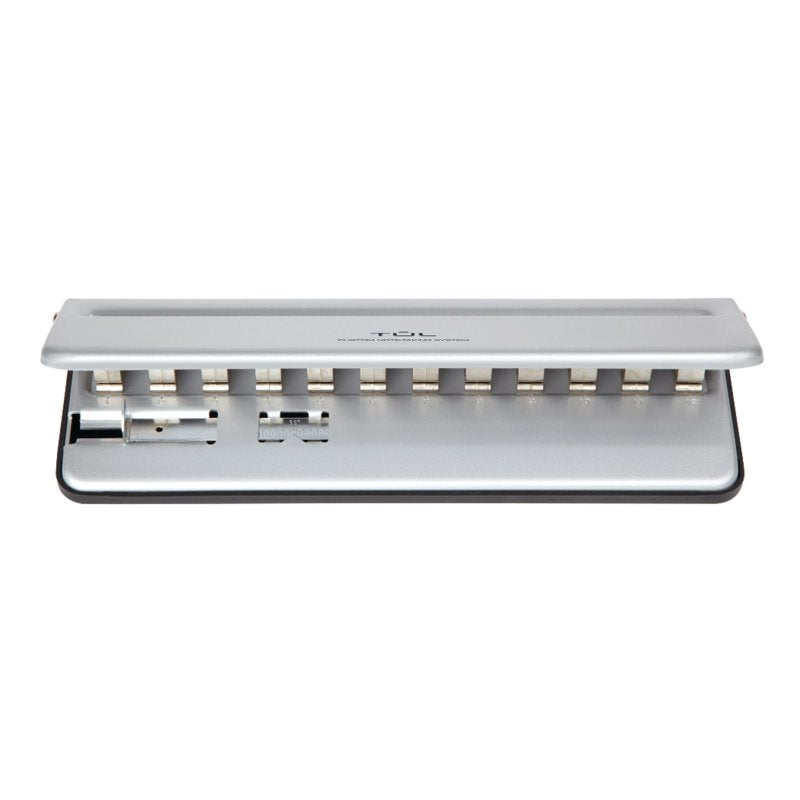 Discbound Hole Punch for Note-Taking System - Silver, 12-Mushroom Holes