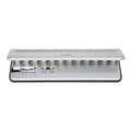 Discbound Hole Punch for Note-Taking System - Silver, 12-Mushroom Holes