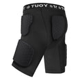 Men's Padded Compression Shorts for Football and Baseball - Impact-Absorbing Girdle
