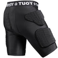 Youth Padded Football Shorts with Impact-Absorbing Protection - All Sizes