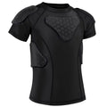 Youth Padded Compression Shirt with Impact Protection for Sports & Activities