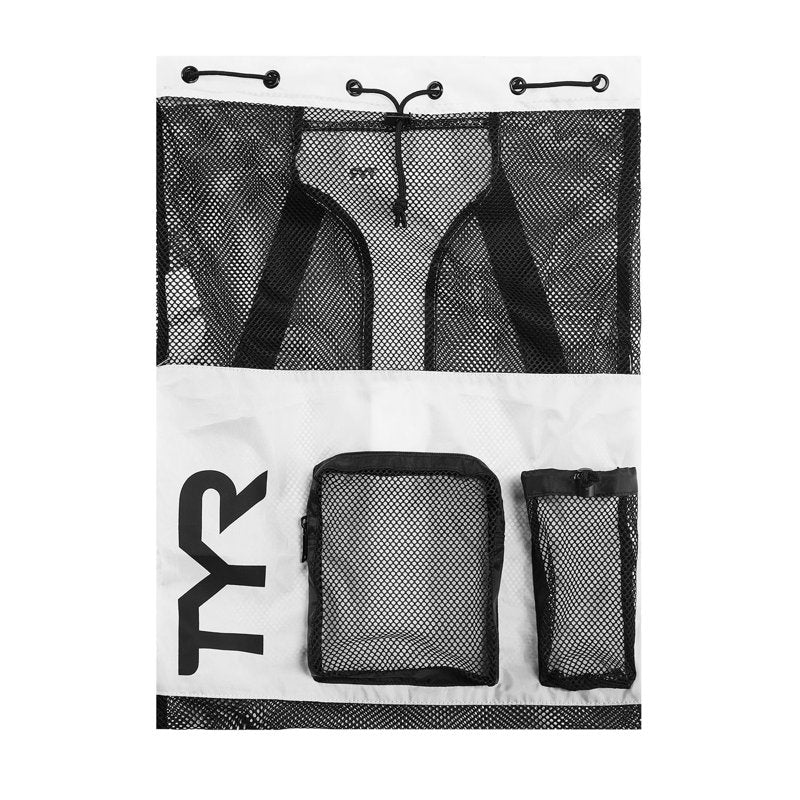 Large Mesh Swim Bag with Ventilated Design, 40L Capacity for Water Sports & Gym
