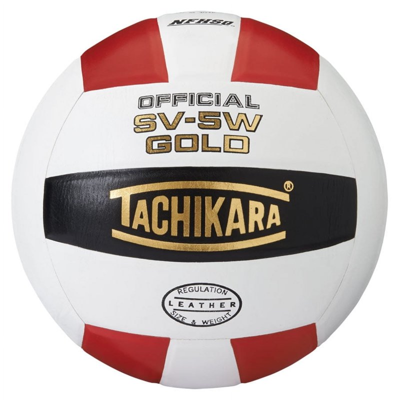 Leather Volleyball - 5V-5W Official Size & Weight for Training & Recreation