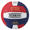 Volleyball Scarlet White Navy - NFHS Approved, Microfiber Cover, 40+ Colors