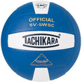 Tachikara Volleyball - Blue and White Official Size 5 for Indoor & Outdoor Play