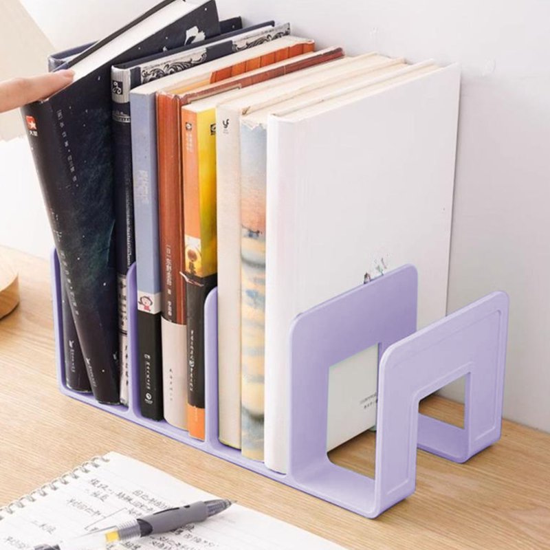 Vertical File Sorter Organizer for Desk, Plastic Document & Mail Holder, Office & School Use