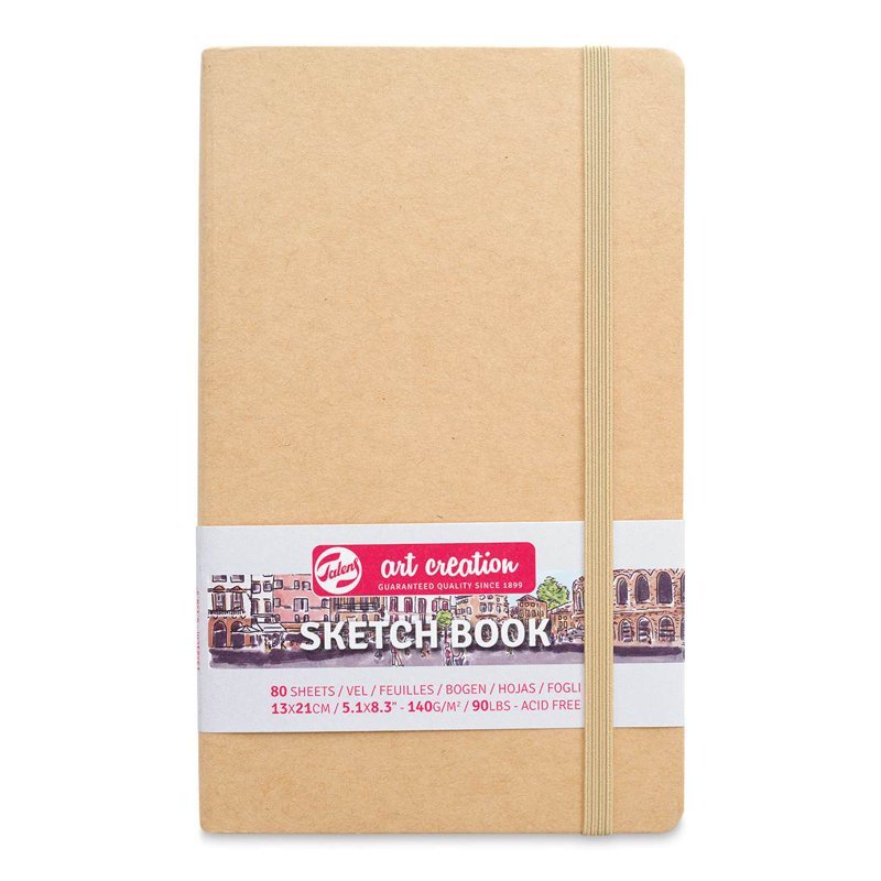 Sketchbook for Artists A4 140G Acid-Free Paper 80 Sheets - Multiple Colors