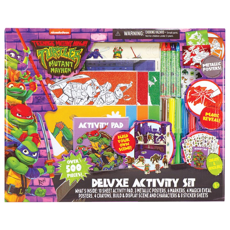 Teenage Mutant Ninja Turtles Craft Kit with Scene Building & Metal Posters