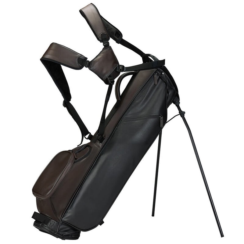 TaylorMade FlexTech Carry Premium Stand Bag - Black/Brown (Variation: Black/Brown)