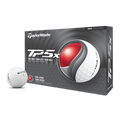 TaylorMade TP5x Golf Balls 12 Pack 2025 White - Tour Performance