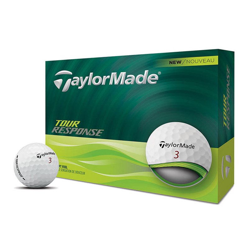 TaylorMade Tour Response Golf Balls 12 Pack - Premium Distance & Spin