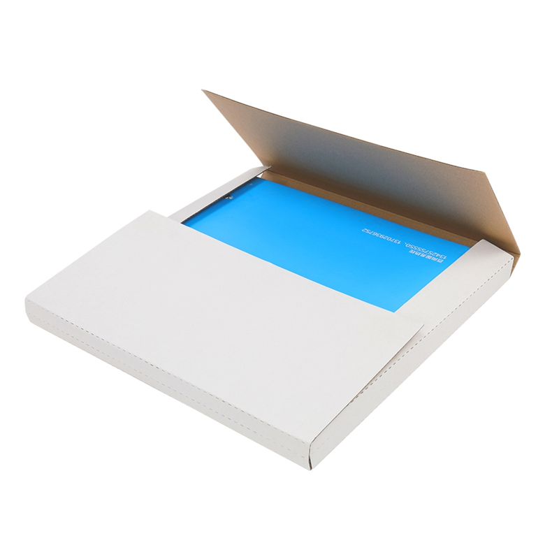 Vinyl Record Shipping Mailer Boxes - 25 Pack, 12.5x12.5x1 Inches, White