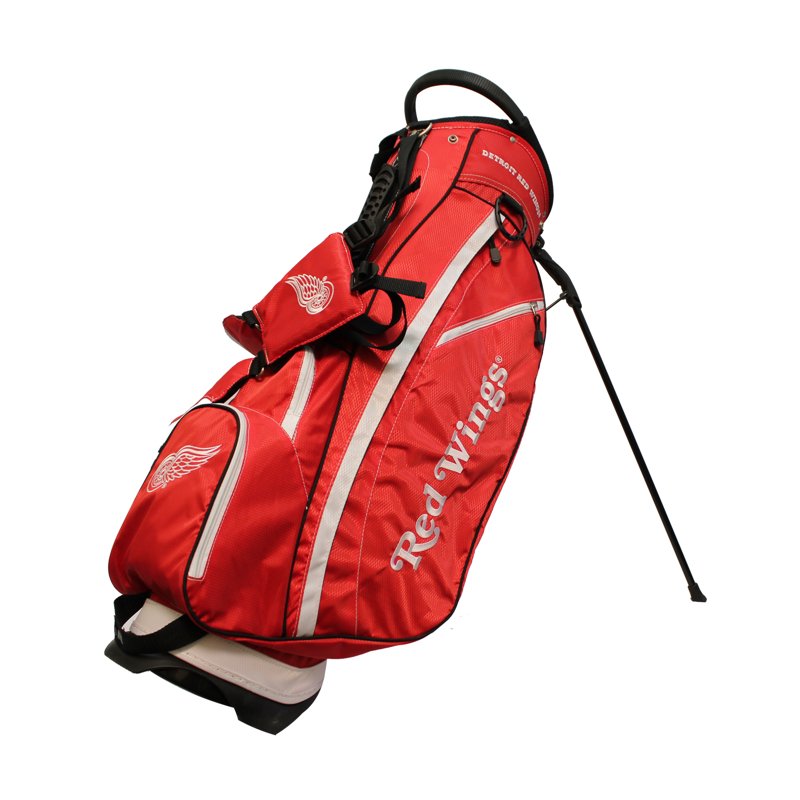 NHL Detroit Red Wings 14-Way Stand Bag with Top Handle, Cooler Pocket