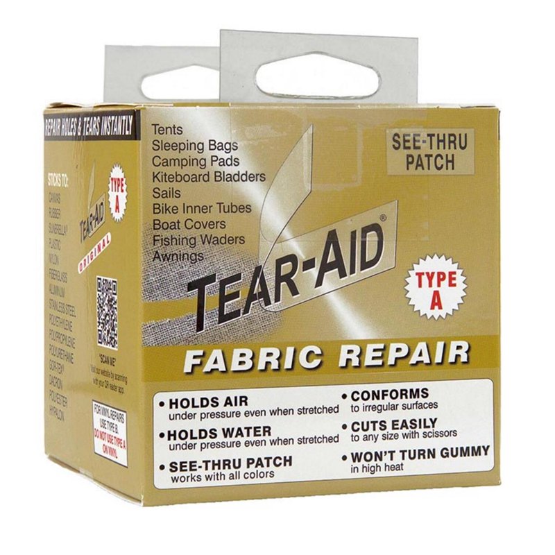 Boat Repair Patch Kit for Canvas, Rubber & Neoprene - Waterproof, Peel & Stick