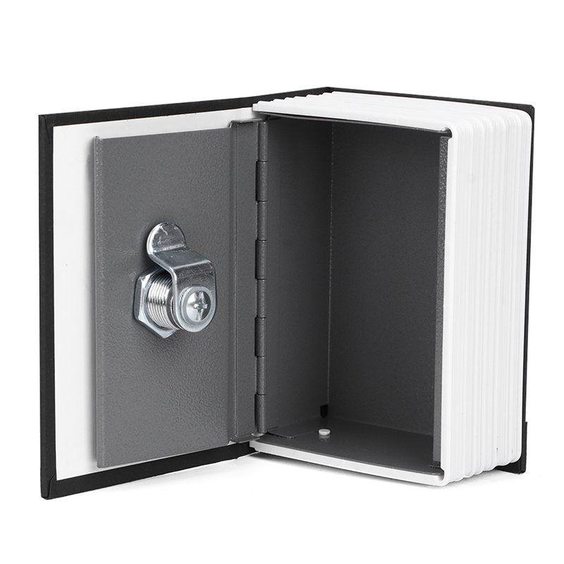Mini Book Safe with Lock and Keys - Concealed Security Safe for Cash Jewelry