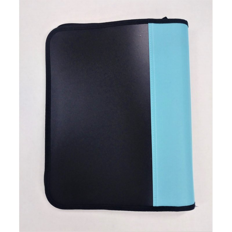 Zipper Binder with 1.5-Inch Rings - Flexible Poly Cover, Double Pockets