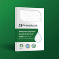 Waterproof Laser Printer Copy Paper 8.5x14 Legal Size 10 Mil 120lb, 25 Sheets