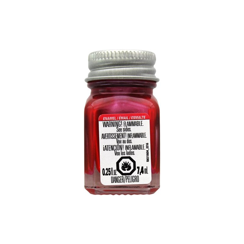 Enamel Paint Metallic Red 1/4oz for Models & Crafts - Fast Drying