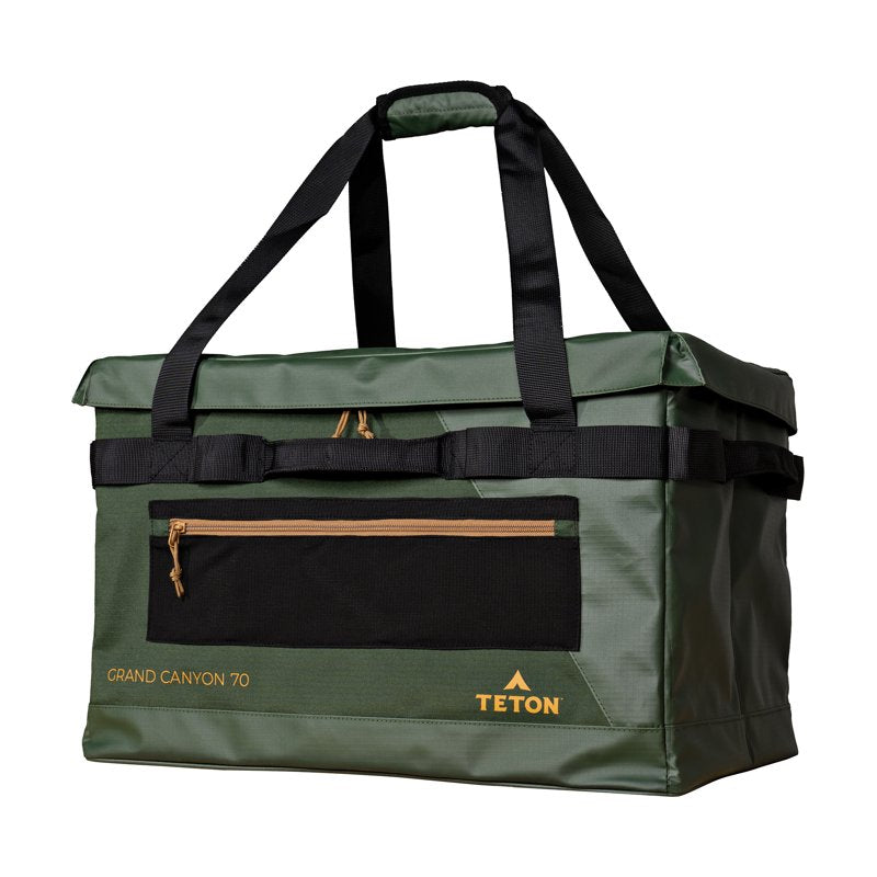 Outdoor Large Capacity Tote Bag for Camping and Travel - Green & Black Variants