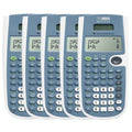 Scientific Calculator 16-Digit LCD Dual Power - 5 Pack