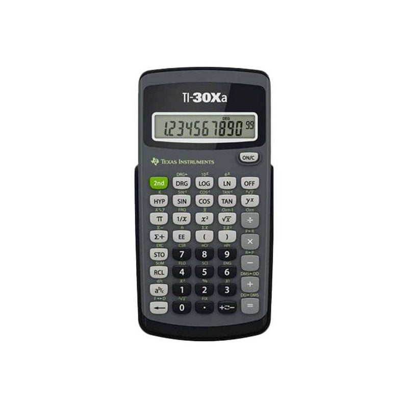 Scientific Calculator with Trigonometry & Fraction Functions - 10 Digit LCD Display