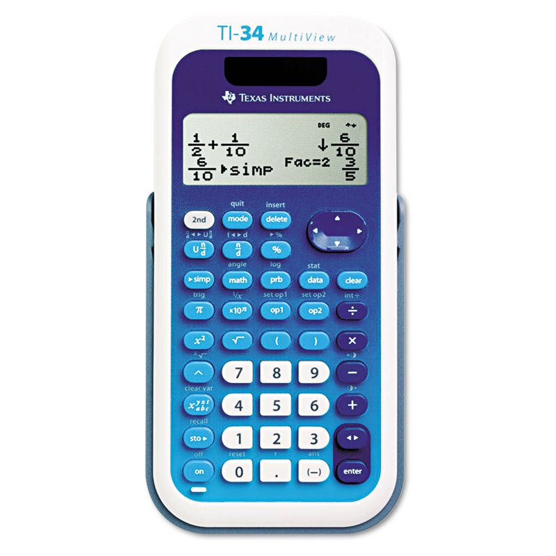 Scientific Calculator MultiView 16-Digit LCD for Math & Engineering - 5 Pack