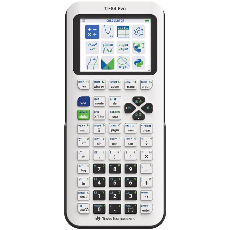 TI-84 Evo Graphing Calculator with Python - STEM Math Tool for Students