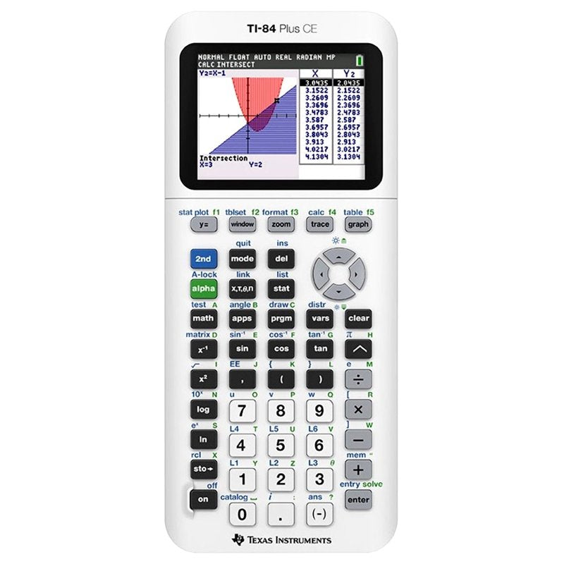 Color Graphing Calculator with Backlit Display and Rechargeable Battery