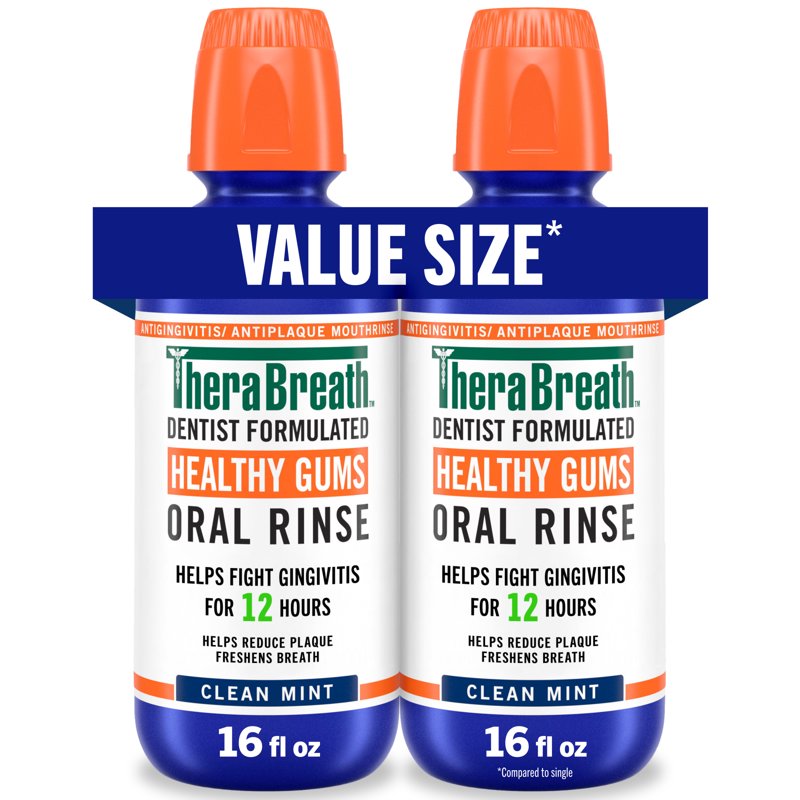 Multipack Oral Rinse for Gum Health - Fresh Mint Flavor, 16 Fl Oz