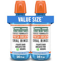 Fresh Breath Oral Rinse - Invigorating Icy Mint Flavor, 16 fl oz - 2 Pack