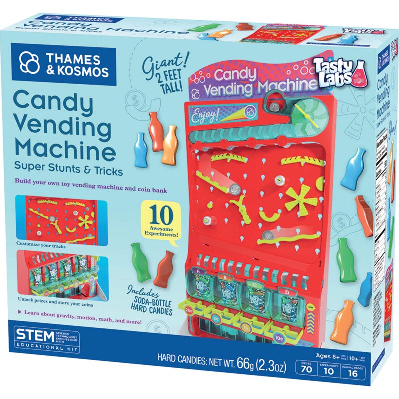 Candy Vending Machine Kit - Build and Play with Mechanical Stunts
