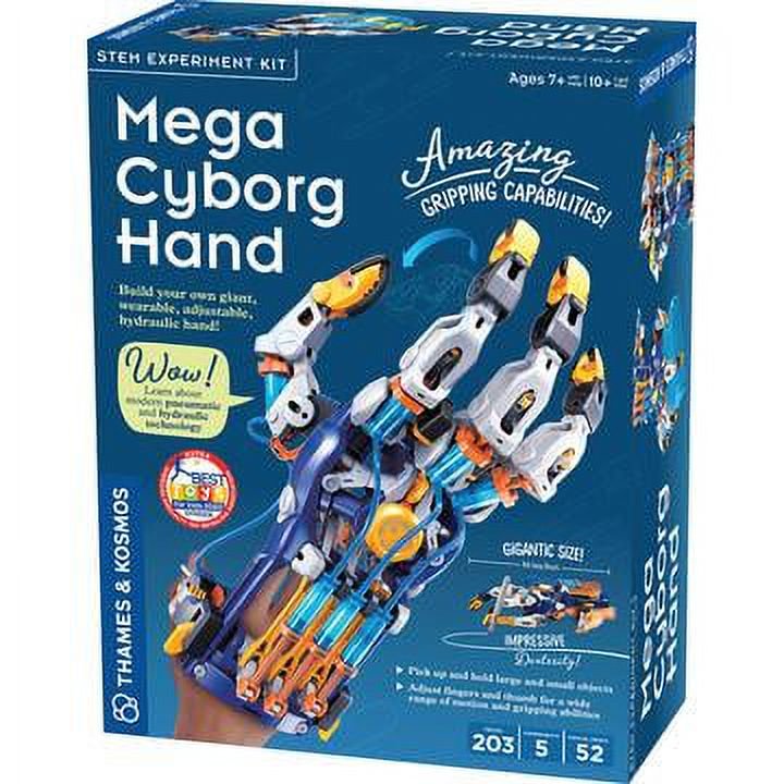 Hydraulic Hand Science Kit for Kids - Build & Experiment with Pneumatics
