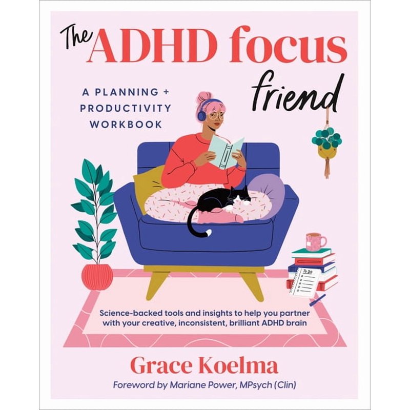 ADHD Focus Planner Workbook for Neurodivergent Organization