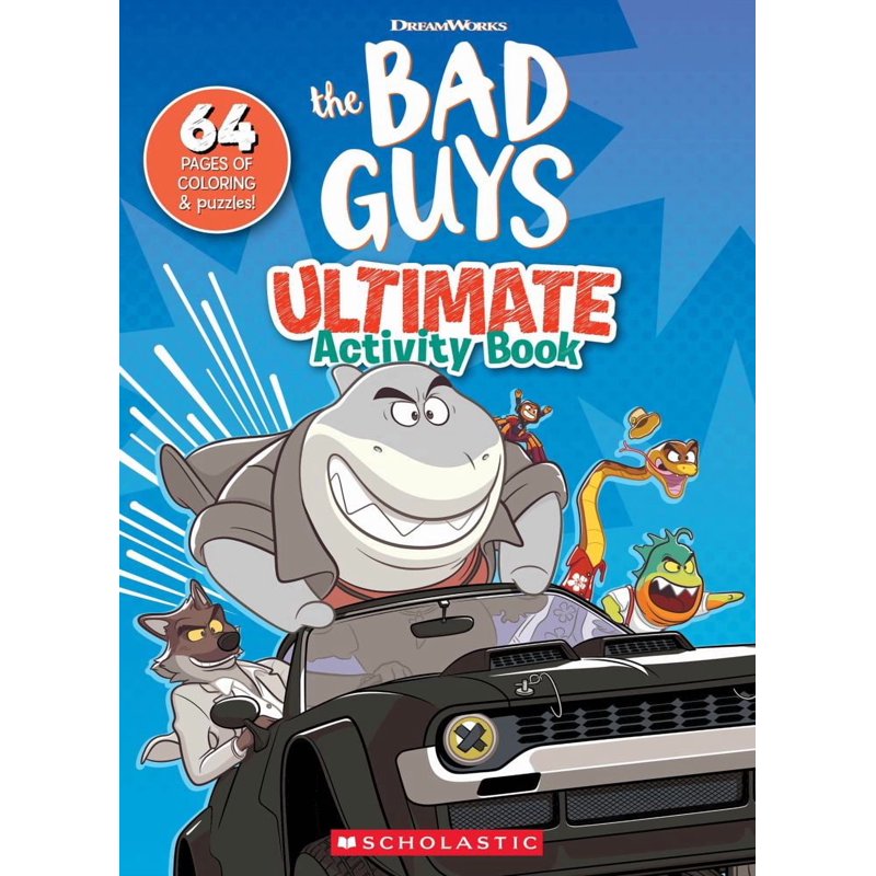 The Bad Guys Movie Activity Book with Stickers - Paperback for Kids