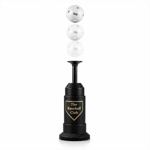 Baseball & Softball Toss Popper Batting Tee for Solo Practice, Adjustable Pop-Up Ball