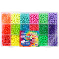 Children's Bead Set with 18 Compartments - Assorted Pony Beads for Crafting