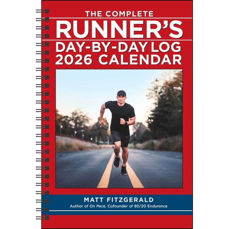 Runner's Day-by-Day 2026 Planner Calendar - 12-Month Running Log, Goals & Tips
