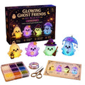 E-Glowing Ghost Dark DIY Bead Kit – Glowing Halloween Craft for Stress Relief (Moocorvic)