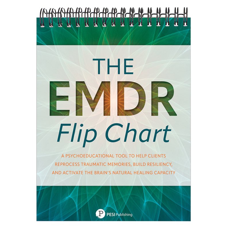 EMDR Flip Chart Psychoeducational Tool for Trauma Therapy - Spiral-Bound