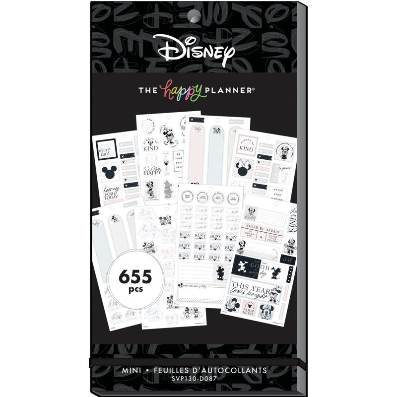 Mini Sticker Book for Planners & Notebooks - 655 Assorted Quotes & Designs