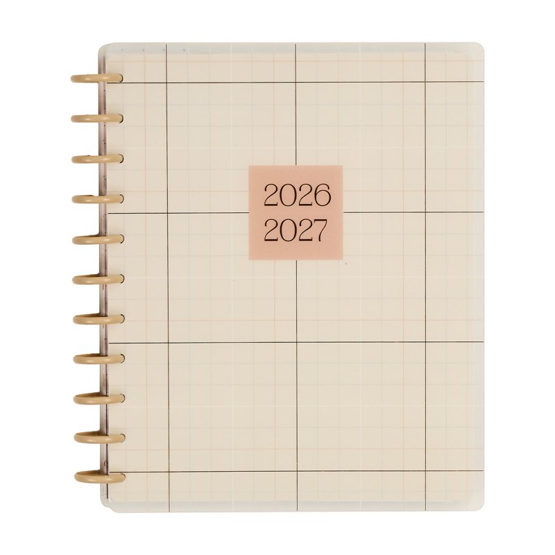 Big Teacher Planner Soft + Modern July 2026–June 2027 12-Month Disc Bound Organizer with Stickers