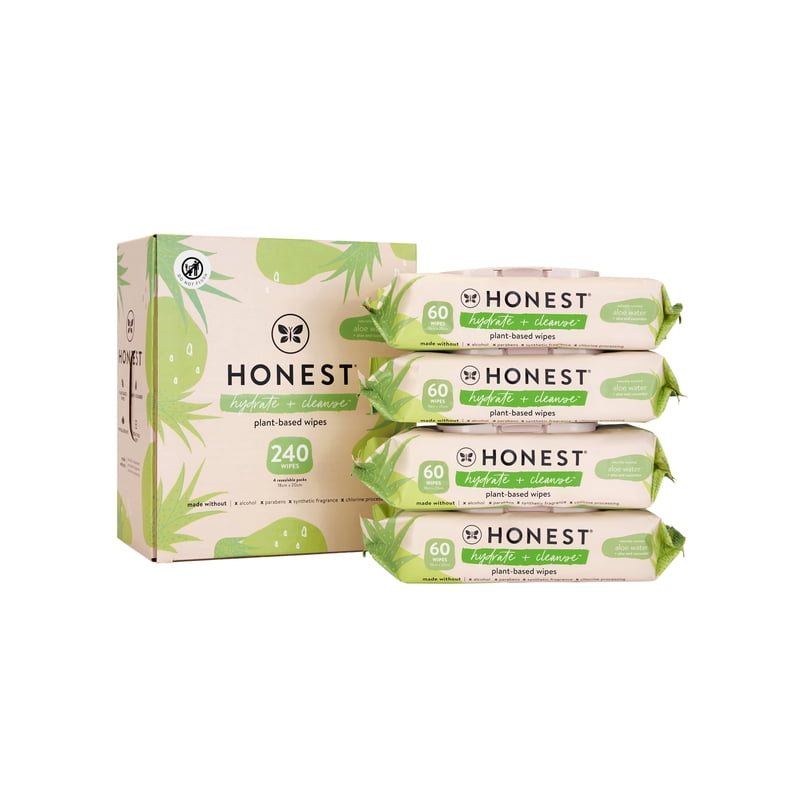 Hydrating & Cleansing Baby Wipes - Large, Soft, Plant-Based, Aloe & Cucumber