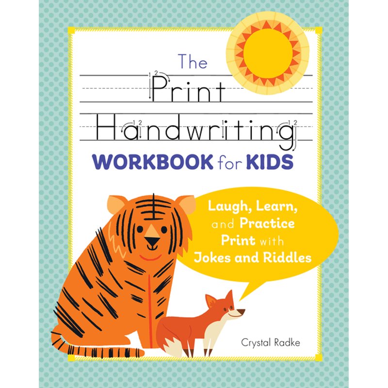 Kids Handwriting Practice Workbook with Jokes and Riddles - Learn to Print
