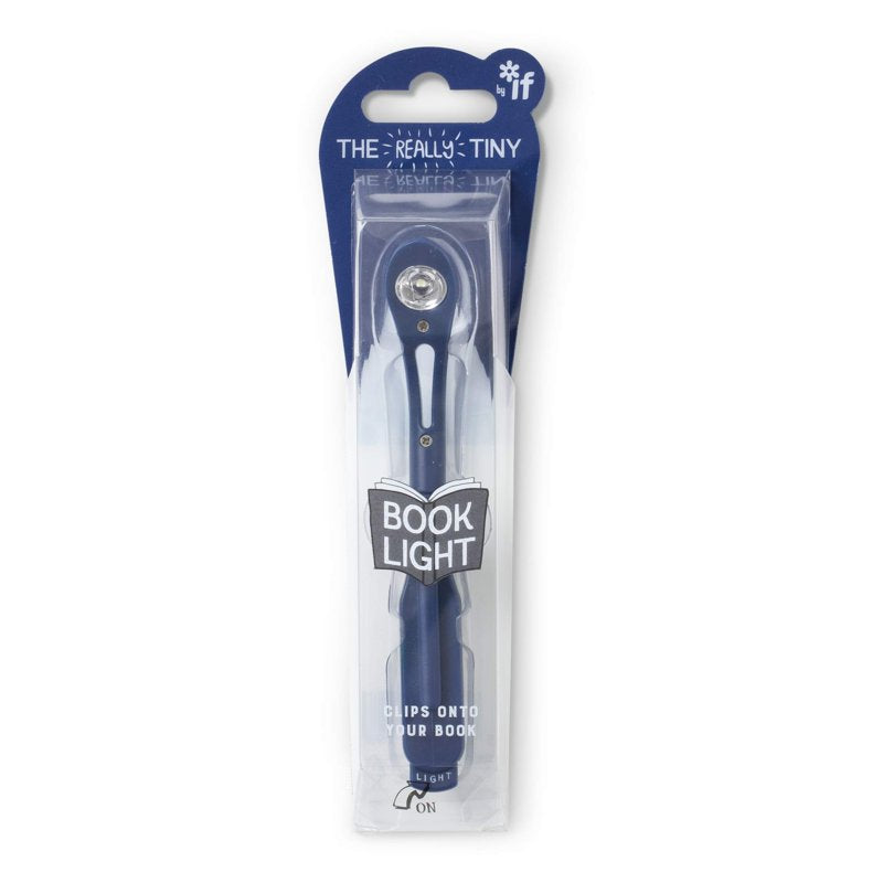 Really Tiny Book Light - Navy Clip-On LED Reading Light