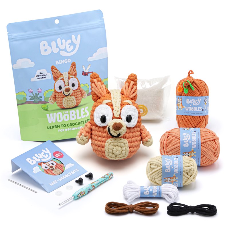 The Woobles Bingo Crochet Amigurumi Kit – Beginner Learn to Crochet Toy Craft Kit