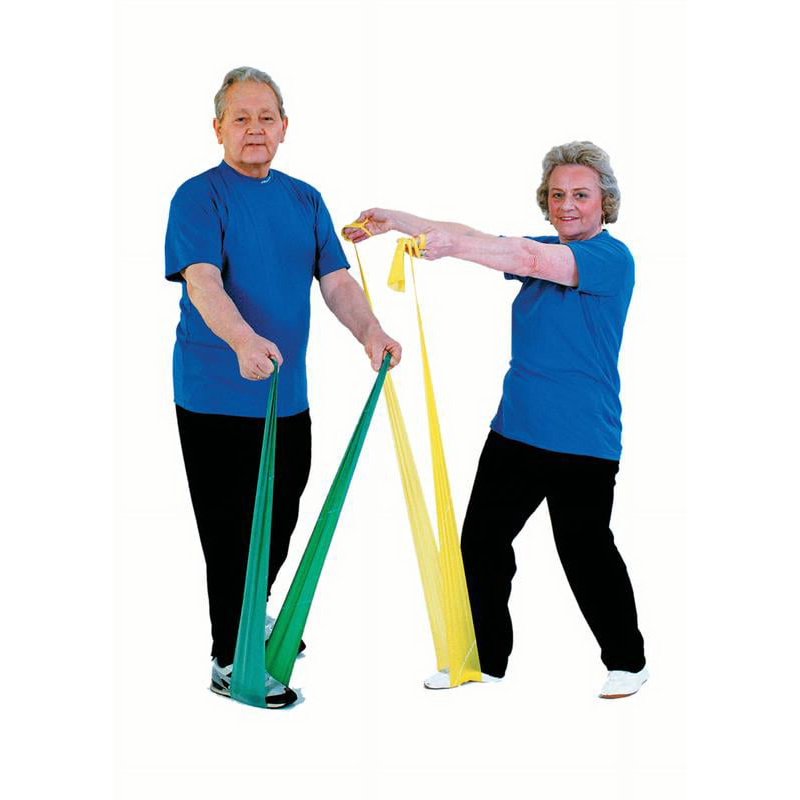 Latex-Free Exercise Resistance Band Roll - Heavy Black 25 Yards