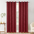 Blackout Curtains for Bedroom & Living Room - Thermal Insulated, Noise Reducing Grommet Panels, Light Filtering, 52x63 Inches